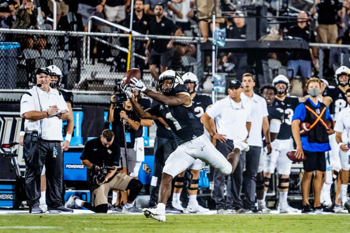 Jaylon Robinson went for 140 yards and a touchdown against Boise State. How many receiving yards and touchdowns will Robinson obtain versus Bethune-Cookman?